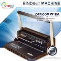 Officom Wire Binding Machine W12M A4 Size for Double Loop Ring Binder Heavy Duty Notebook Project School Office Supplies. 