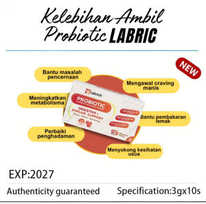 Labrich Probiotic with High Vitamin C Digestive Immune Support 10 sachets