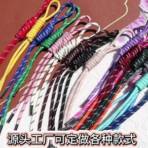Cầu Vồng Dây dây đeo điện thoại Phong Cách Nylon Dây Keychain Cho Phụ Nữ túi trang nhã Quyến Rũ phụ kiện thủ công Cho Túi Xách