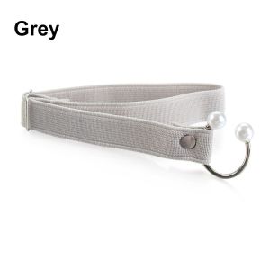 LIAOYING Adjustable Lazy Shoelace Shoe Accessories Locking High Heels Anti-skid Straps U-shaped Pearl Ankle Tie Band Bundle Shoelace