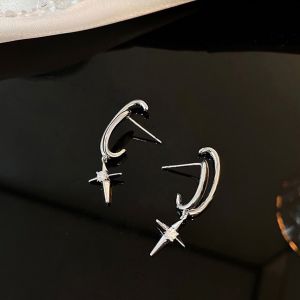 ต่างหูดาวต่างหูให้ความรู้สึกของผู้หญิงต่างหูฮิปฮอปดีไซน์เฉพาะตัวต่างหูส่วนบุคคล