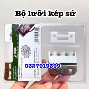 Wahl Bộ Lưỡi Kép Sứ Tông Đơ WAHL - Lưỡi Kép Sứ Độ Bền Cao Sắc Bén Thoáng Xông Tóc - Thay Thế Lưỡi Tông Đơ Cũ Bị Hư - Tiết Kiệm Chi Phí Tối Đa