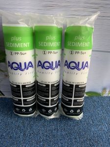 Combo 3 lõi lọc nước số 1 aqua - Tặng kèm dây phi 6 - Ecoaqua025