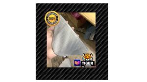 บังไมล์ คาร์บอนแท้ ลาย2 สีขาว ปี 2018-2020 led wave125i