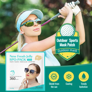 Jelly Mask Ice Mask Hydrogel UV Golf Mask Sports Mask Protective Face Gini