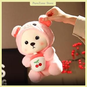 [PureZone] Crossdressing Capibara Unicorn Panda Teddy Bear Doll Plush Toys Gift For Children