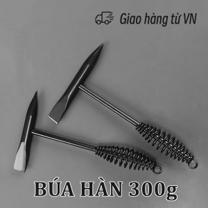 Ermo Búa Hàn ERMO Đầu Phẳng Đa Năng Chống Sốc Búa hàn cầm tay bằng thép cacbon chất lượng cao 300g