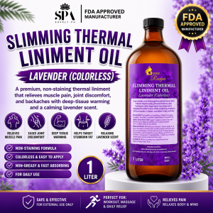 Slimming Thermal Liniment Oil Lavender (Colorless) 1 Liter | 500ml | 250ml