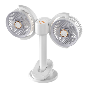Kẹp di động lưu thông Quạt để bàn đèn ban đêm dùng nguồn USB có thể chỉnh góc giải pháp làm mát cho máy tính xách tay và bàn làm việc