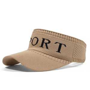 HZ  Topi Anak Knit Visor SPORT Topi Golf Anak SPORT Topi Senam Olahraga Baseball Cap Topi Pantai Sunshade