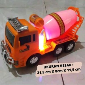 Mainan truck tanker JUMBO bumb go ada musik dan lampu keren edukatif anak cocok buat kado