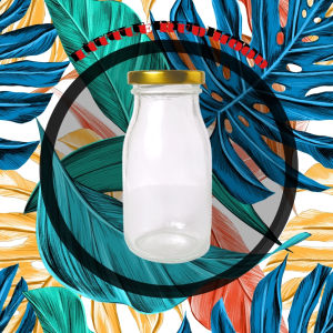 Botol Kaca Little Red Hood 200 mL | Botol Kopi | Botol Jus | Glass Bottle