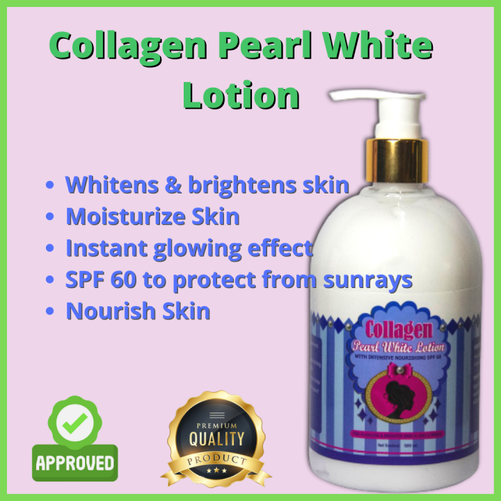 Thailand Collagen Pearl White Lotion 500ml skin white peeling lotion