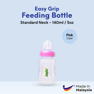 Japlo Easy Grip Wide Neck Bottle with 2 BPA Puting for Newborn Baby Feeding