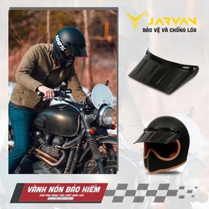 Vành Chắn Nắng Jarvan Cho Nón Bảo Hiểm – Phụ Kiện Độ Nón Classic Retro Che Nắng Biker Phượt