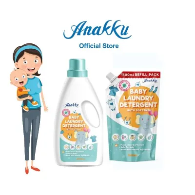 Anakku Detergent With Softener 2L / Refill pack 1.5L
