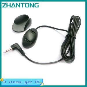 ZHANTONG Car Microphone Mini 3.5mm Wired Microphone For Car Stereo Audio Hands-free Mic For Paste Type Mini Microfono ﻿