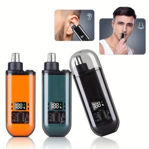 WILLOPI Portable Electric Nose Hair Trimmer Mini Painless Eyebrow Trimmer Mens Gift Rechargeable Nose Hair Remover Travel