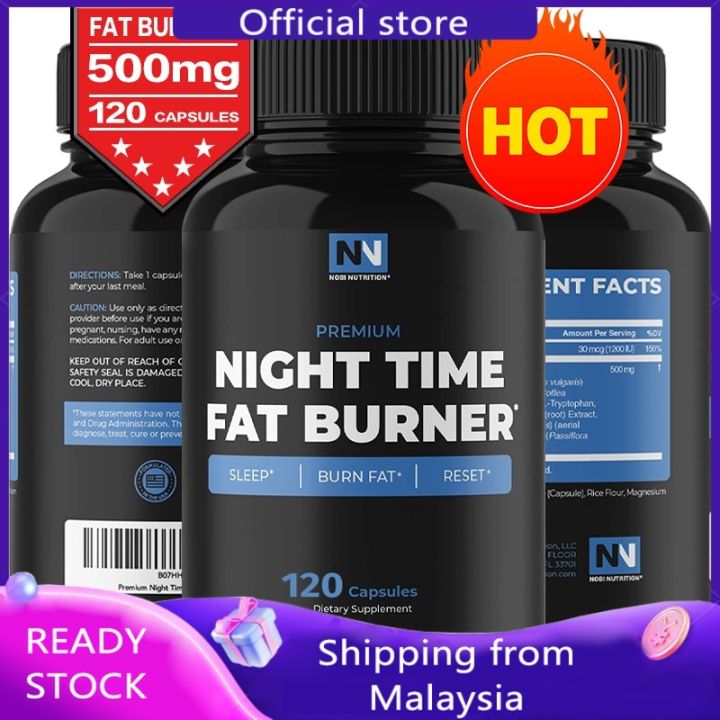 Nobi Nutrition Night Time Fat Burner Appetite Suppressant for