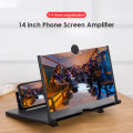 Bộ Khuếch Đại Màn Hình Điện Thoại 3D 14 Inch, Kính Lúp Phóng To Màn Hình Điện Ảnh Di Động. 
