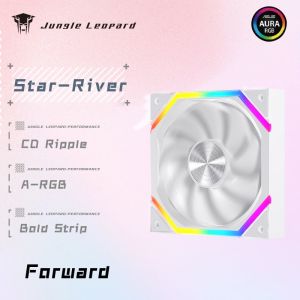 Jungle Leopard Star-River Black / White 5V ARGB 3Pin PWM 12CM Casing Fan