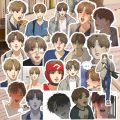 AIRABELLE Jinx Anime Korean BL Manwha Jinx Sticker Joo Jaekyung Korean BL Manwha Kim Dan Manga Stickers Manga Goods Kim Dan Joo Jaekyung Manga Stickers Collection. 