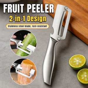 Ellebreen Kitchen Peeler Multifunctional Stainless Steel For Fruit Vegetable Peeling 1Pcs