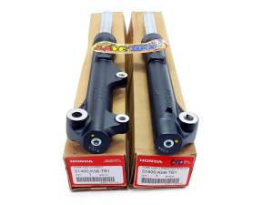 โช้คหน้า โช๊คอัพหน้า ดิสเบรคสีดำ LR แท้เบิกศูนย์ HONDA wave110i wave125i ปลาวาฬ ปี2012-2022 รหัส 51500-K58-TB1 และ 51400-K58-TB1