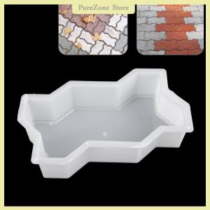 [PureZone] DIY PATH Maker แม่พิมพ์คอนกรีตสวนถนนแม่พิมพ์ถนนปูอิฐแม่พิมพ์