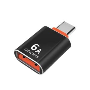 Portable Metal Type C To USB Converter Type C Male to USBA Female Adapter For Rapid File Transfer And Compactly Mobility