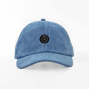 RCKLS. Polo Cap | Topi Pria Orginal Denim Washing Reserved blue