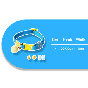 HamshMoc Cat DIY Elastic Collar Adjustable Accessories Soft Comfortable Neck Size 20-30cm for Indoor/Outdoor