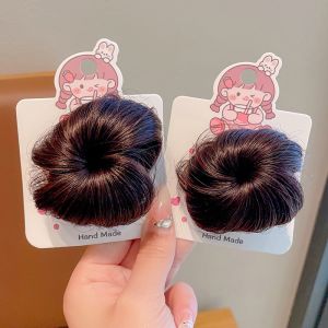 Childrens Wig Hair Clip Girl Bow Ball Hair Bud Hairpin Cute Wig Hair Accessories