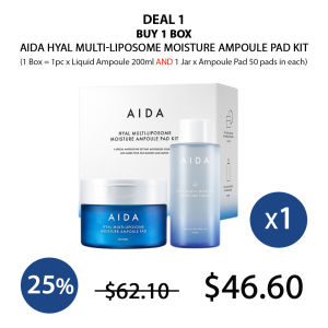 (AIDA) Hyal Multi-Liposome Moisture Ampoule Pad Kit - COCOMO