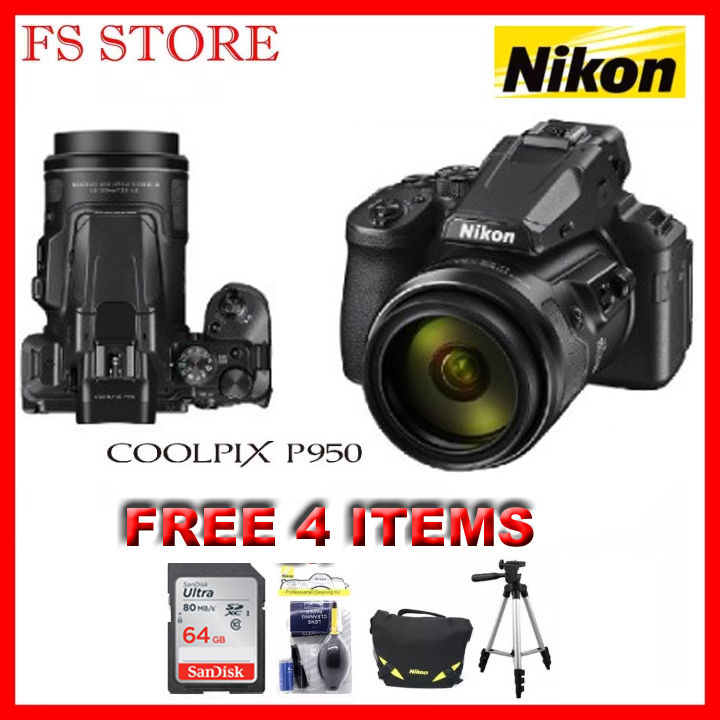 Nikon COOLPIX P950 Digital Camera 26532 - Essential Bundle with Sandisk