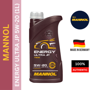 (MADE IN GERMANY) MANNOL 7906-1L Energy Ultra JP 5W20 Fully Synthetic Engine Oil (1Liter)