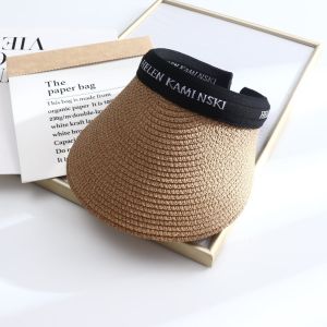 【One Cat Shop】Summer Sports Sun Hats Women Hat Mens Cap Adjustable Sun Visor Uv Protection Empty Top Tennis Running Sunscreen Mesh Brim