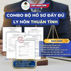Combo 5 Bộ Mẫu Đơn Ly Hôn Thuận Tình 2026 + Hướng Dẫn Điền Và Các Bước Nộp  + Mẫu Mới Nhất 2026
