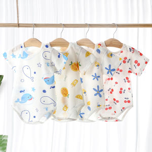 บอดี้สูทเด็กขาเว้า ชุดเด็กผ้าตาข่าย รอมเปอร์เด็ก ชุดจั้มสูท สำหรับเด็กอายุ0-12เดือน  LTY09