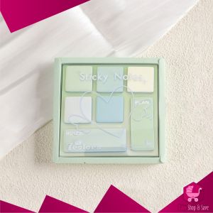 BabyShop-A117 Sticky Note Bentuk Eyeshadow Mini / Sticky Notes Macaron Pallate Edition / Memo Tempel