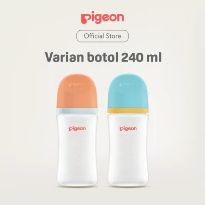 Pigeon Twinpack Botol BPP Wide Neck 160Ml W/Softouch Nipple Dot
