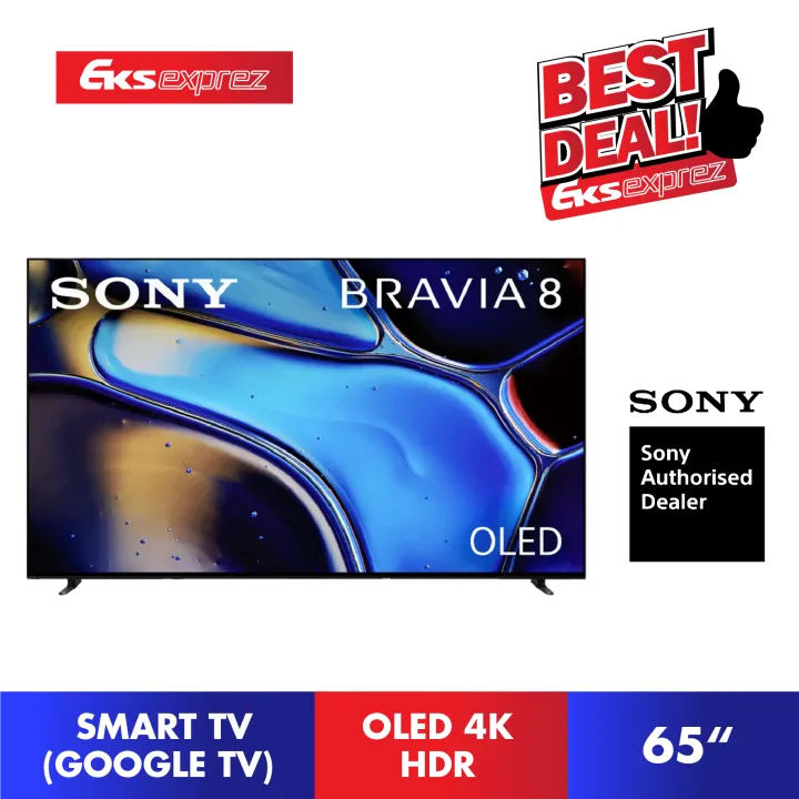 Sony XR80 (65") K-65XR80 BRAVIA 8 class OLED 4K HDR Google TV (2024) (120hz)