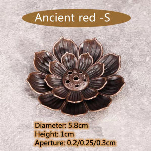 Dream Hunter Lotus incense burner Stick holder Lotus Line Creative Alloy home for incense burner Sandalwood Coil Base