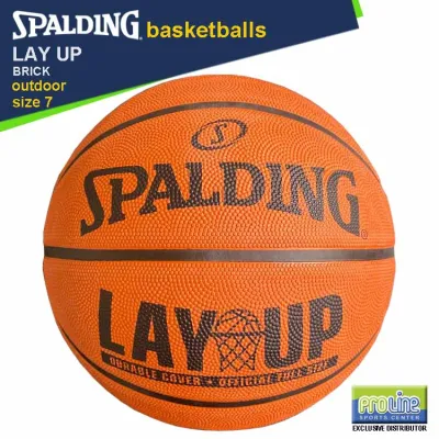 SPALDING Lay Up Original Outdoor Basketball Size 7 Size 5 & Size 3