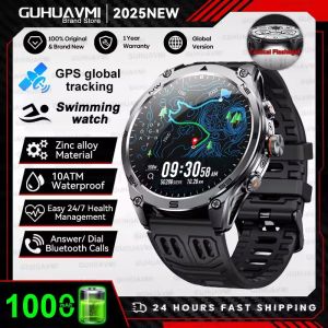 New T-REX3 1000mAh Large Battery Durable Adult Smart Watch GPS Compass Altimeter 5ATM Waterproof BT Call Sports Smartwatch Men