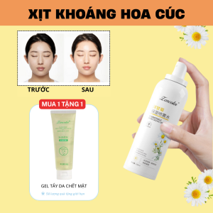 Xịt khoáng hoa cúc cấp ẩm LÀM DỊU DA xóa nhăn tức thì da căng bóng chống lão hóa da vĩnh viễn Lencolor