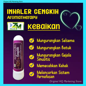 [ORIGINAL HQ] CENGKIH INHALER ZM ORIGINAL - Inhaler  Minyak Cengkih Oil Aromatherapi Baby - Selsema Batuk Resdung Kahak - Minyak Kayu Manis 10 ML (READYSTOCK)