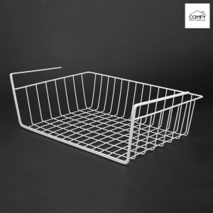 (BUY 1 TAKE 1) Under Shelf Table Storage Basket Desk Kitchen Hanging Organizer Storage Metal Rack