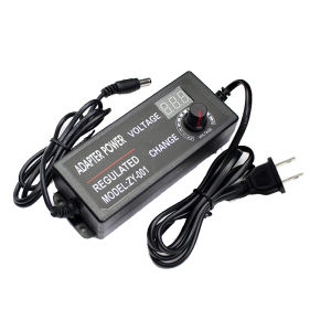 AC 100-240V to DC 9V-24V 3A AC Adjustable Power Supply Adapter Wall Plug for LED Strip Light Driver CCTV