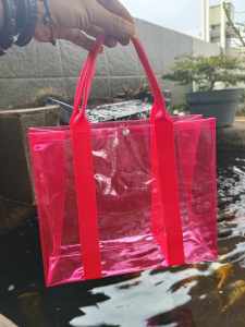 TOTE BAG MIKA KOREA UK 25X10X20 HAMPERS MINI SIZE HAND MIKA WARNA..